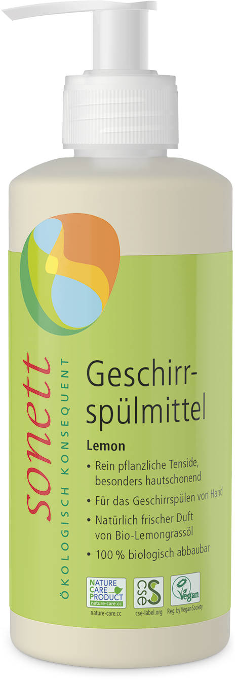 Sonett Geschirrspülmittel Lemon (300ml) Bio