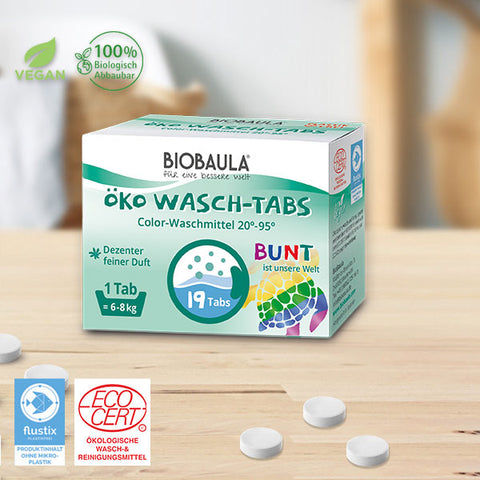 Z_BioBaula ÖKO WASCHMITTEL TABS bunt 19 TABS