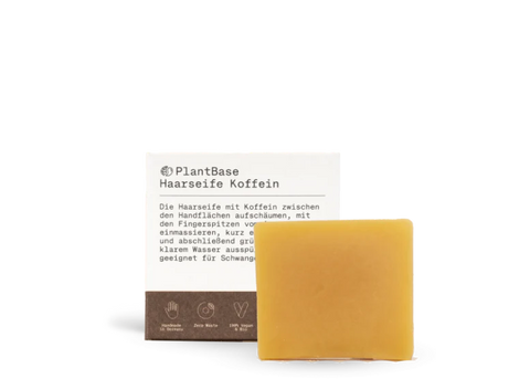 PlantBase Haarseife Koffein Bio 100g