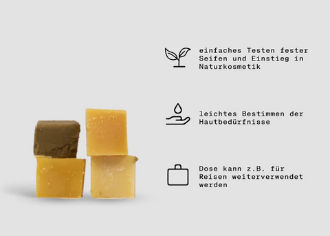 PlantBase Seifen-Testpaket Haar-Minis 90g