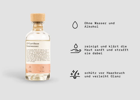 PlantBase Rosenwasser Bio, 100ml