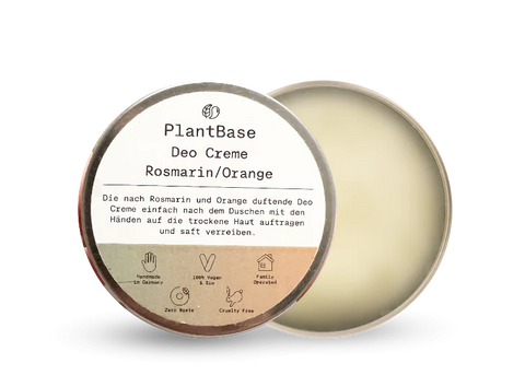 PlantBase Deo Creme Rosmarin/Orange Bio 50ml