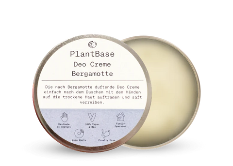 PlantBase Deo Creme Bergamotte Bio 50ml