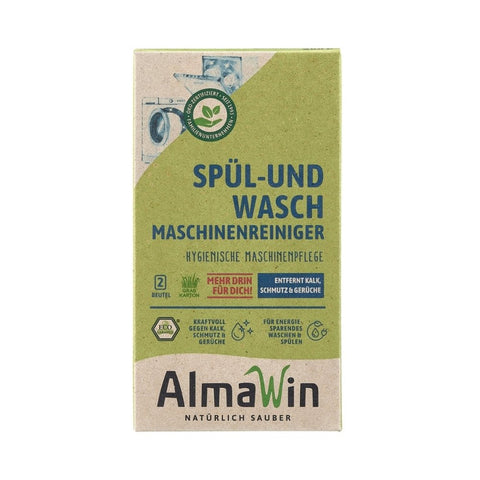 AlmaWin Spül- & Waschmaschinenreiniger 2x100 gr Bio