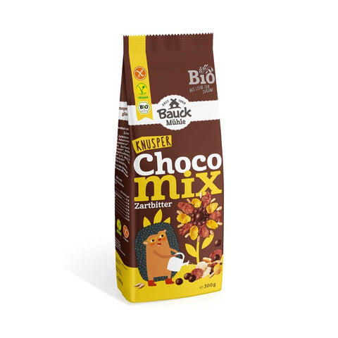 Bauck Mühle Choco Mix Zartbitter glutenfrei Bio 300g