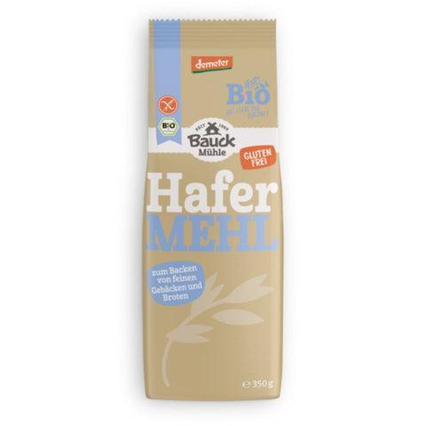 Bauck Mühle Hafermehl Vollkorn 350g Demeter - glutenfrei