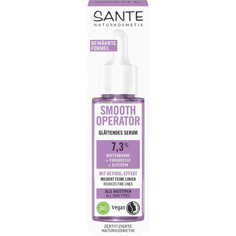 Sante Naturkosmetik Smooth Operator glättendes Serum Bio 30ml
