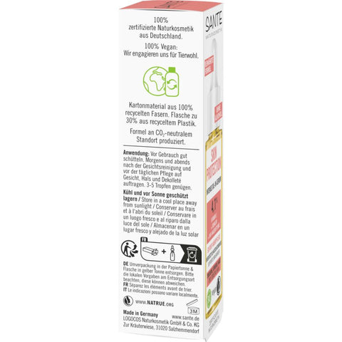 Sante Naturkosmetik Skin Protection Intense Serum mit Vitamin E Bio 30ml