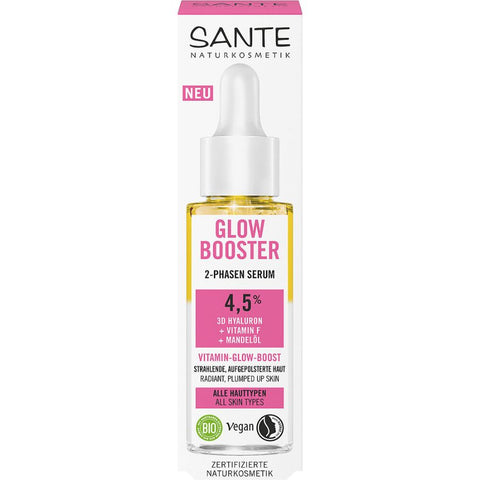 Sante Naturkosmetik Glow Boost 2-Phasen Serum Bio 30ml