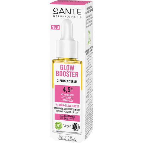 Sante Naturkosmetik Glow Boost 2-Phasen Serum Bio 30ml
