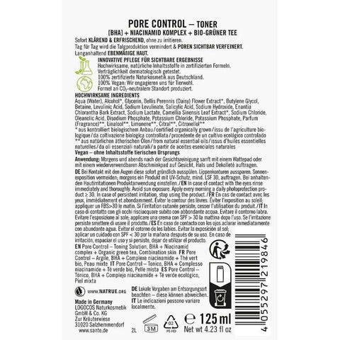 Sante Naturkosmetik Pore Control Toner Bio 125ml