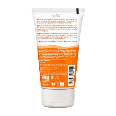 WELEDA Kids 2in1 Shower & Shampoo Fruchtige Orange Bio 150ml