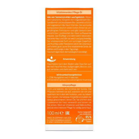 WELEDA Sanddorn Vitalisierendes Pflege-Öl Bio 100ml