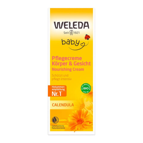WELEDA Baby Calendula Pflegecreme Körper & Gesicht Bio 75ml