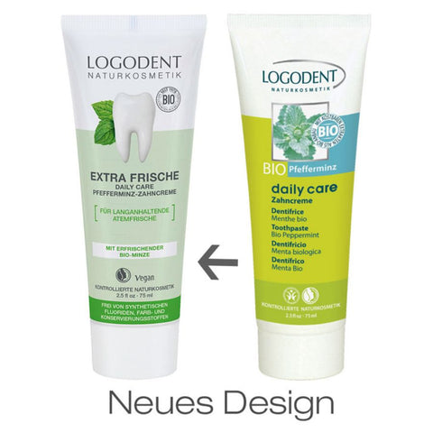 Logona Extra Frische daily care Pfeffermiz Zahncreme Bio 75ml