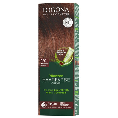 Logona Pflanzen - Haarfarbe Creme 230 Maronenbraun Bio 150ml