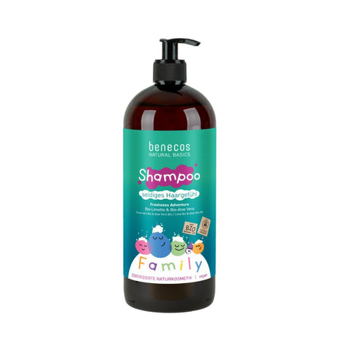benecos Natural Shampoo Freshness Adventure Limette & Aloe Vera 950ml