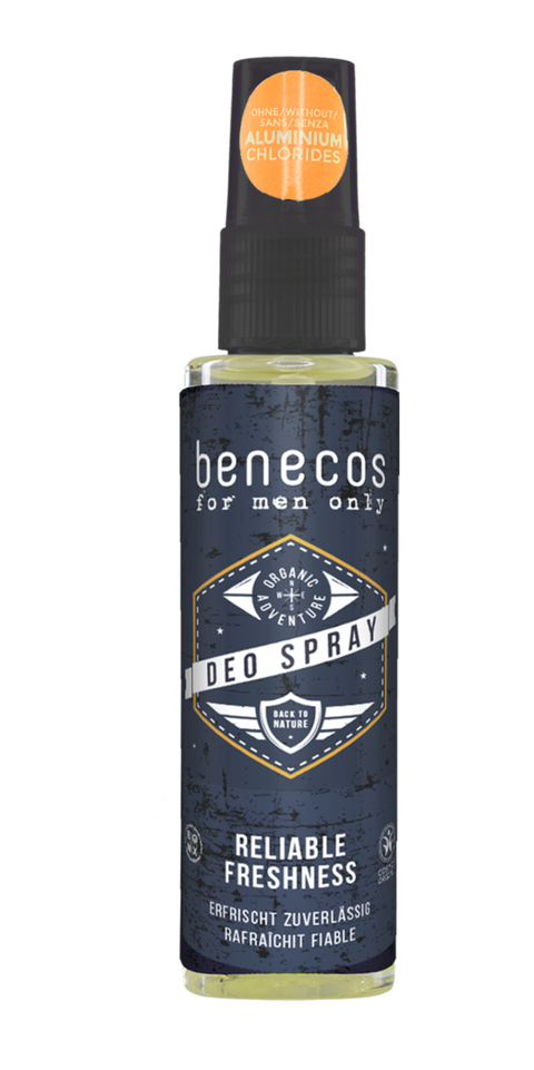 Benecos MEN Deo Spray Reliable Freshness ,75ml Bio