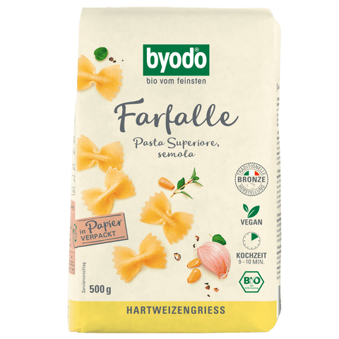 BYODO Bio Farfalle semola 500g