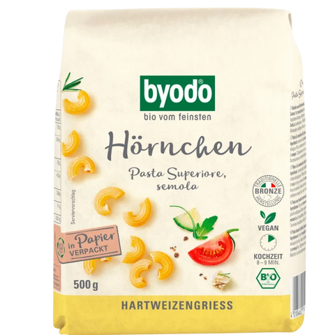 BYODO Bio Hörnchen semola 500g