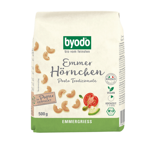 BYODO Emmer Hörnchen (Sommerdinkel) 500g
