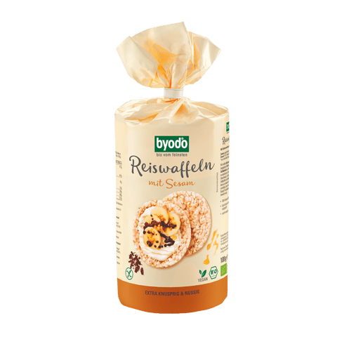 BYODO Bio Reiswaffeln mit Sesam 100g
