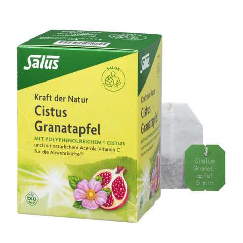 Salus Kraft der Natur Cistus Granatapfel, Früchte-Kräutertee Bio 15 Filterbeutel