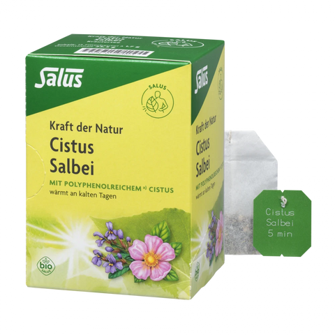 Salus Kraft der Natur Cistus Salbei Kräutertee Bio 15 Filterbeutel