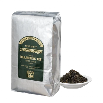 Schoenenberger Darjeeling Tee, Schwarzer Tee 500g Bio