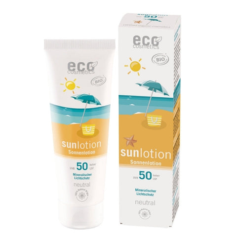 Eco cosmetics Sonnenlotion neutral LSF 50 Bio 125ml