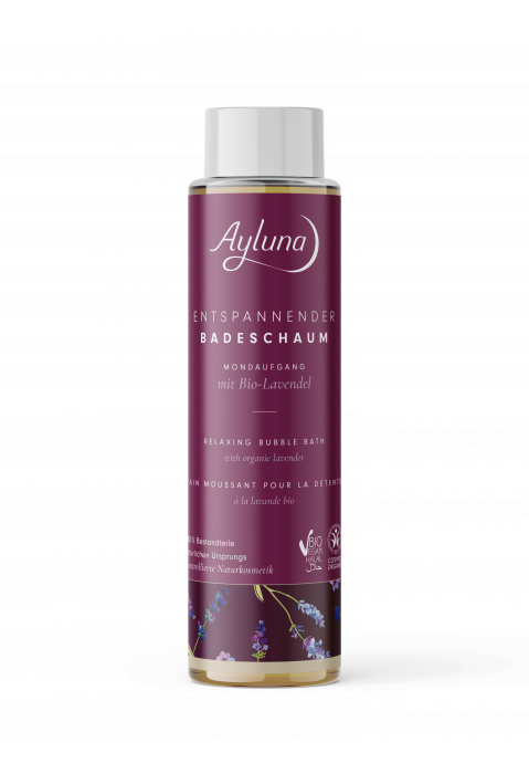 Ayluna Mondaufgang - Entspannender Badeschaum mit Bio-Lavendel Bio 400ml