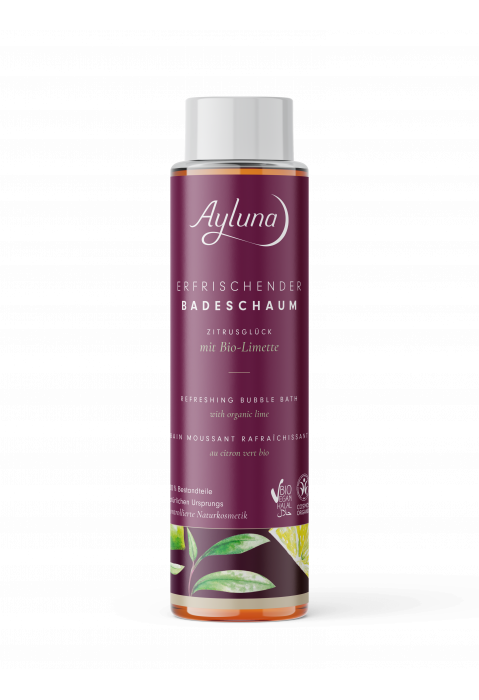 Ayluna Zitrusglück - Erfrischender Badeschaum mit Bio-Limette Bio 400ml