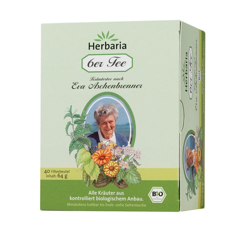 Herbaria Eva Aschenbrenner 6er Tee, 40 Filterbeutel - Bio