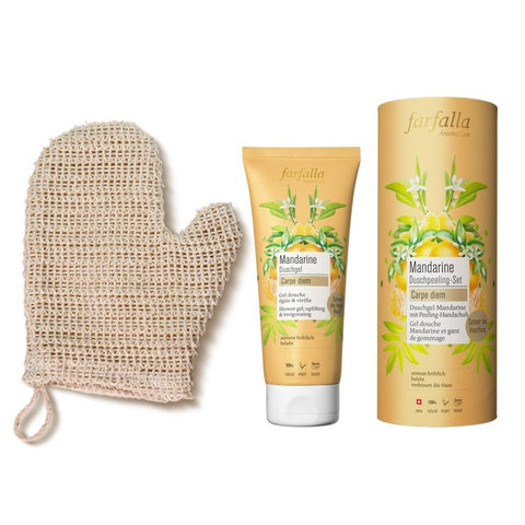 Farfalla Mandarine-Duschpeeling Set