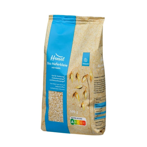 Hensel Bio Haferkleie mit Keim, 500g