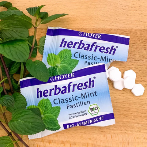 Hoyer herbafresh Classic-Mint Pastillen Bio 17g