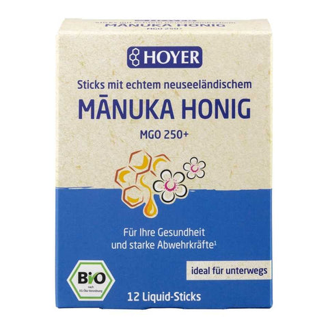 HOYER Manuka Honig Liquid-Sticks MGO 250+, 12 Stück