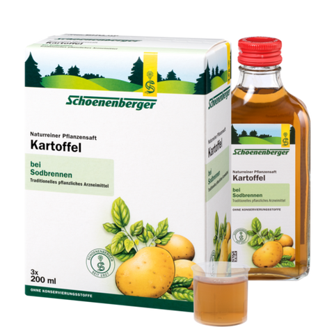 Schoenenberger Kartoffel, Naturreiner Pflanzensaft 3X200ml.