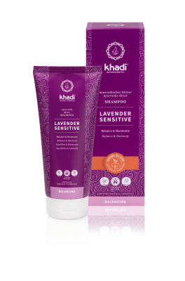 khadi Ayurvedisches Elixier Shampoo LAVENDER SENSITIVE Bio 200ml