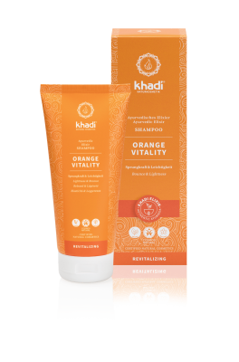 khadi Ayurvedisches Elixier Shampoo ORANGE VITALITY Bio 200ml