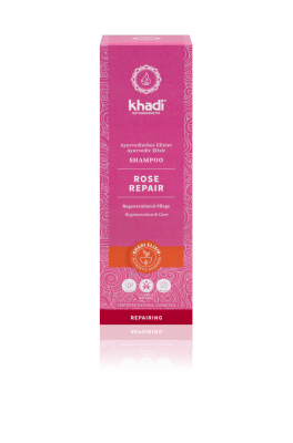 khadi Ayurvedisches Elixier Shampoo ROSE REPAIR Bio 200ml