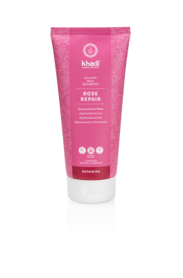khadi Ayurvedisches Elixier Shampoo ROSE REPAIR Bio 200ml