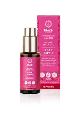 khadi Ayurvedisches Haaröl ROSE REPAIR Bio 50ml