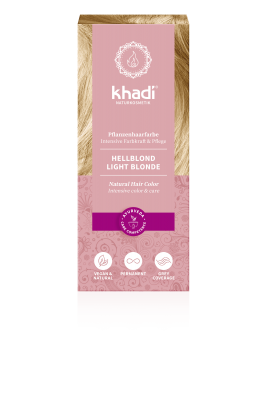 khadi Pflanzenhaarfarbe Hellblond Bio 100g
