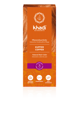 khadi Pflanzenhaarfarbe Kupfer Bio 100g