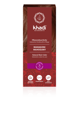 khadi Pflanzenhaarfarbe MAHAGONI Bio 100g