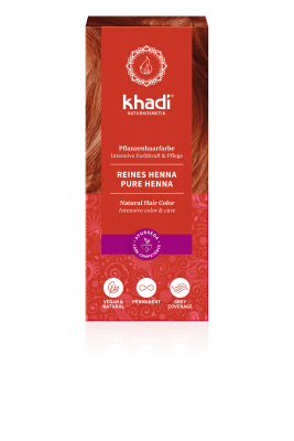 khadi Pflanzenhaarfarbe Reines Henna Bio 100g