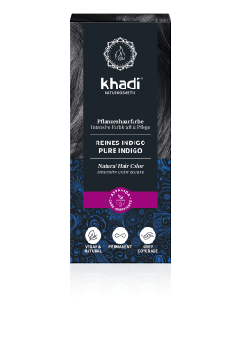 khadi Pflanzenhaarfarbe Reines Indigo Bio 100g
