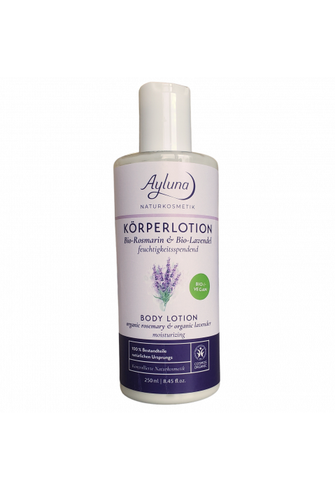 Ayluna Körperlotion Bio-Rosmarin & Bio-Lavendel Feuchtigkeitsspendend Bio 250ml