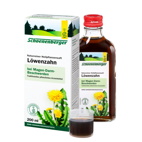 Schoenenberger Löwenzahn, Naturreiner Heilpflanzensaft 200ml